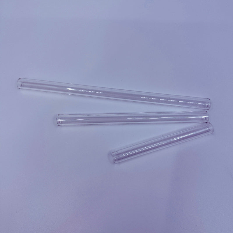 Clear View Glass Tubes - 20 Premium Lightweight & Durable Vials