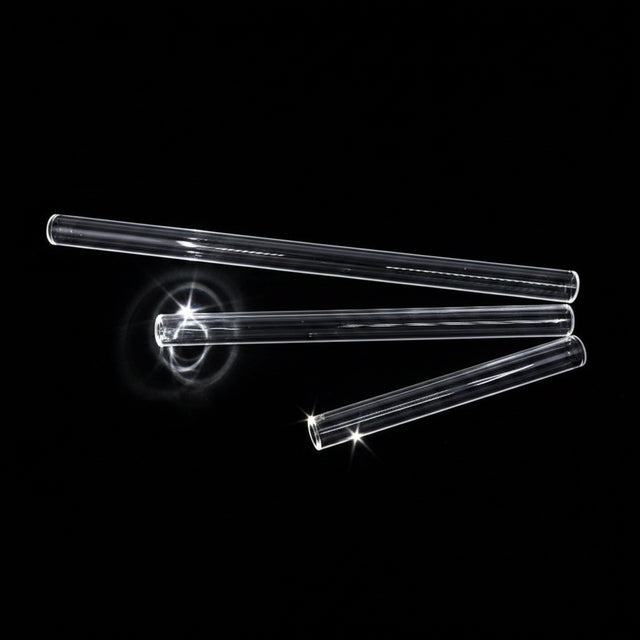 Clear View Glass Tubes - 20 Premium Lightweight & Durable Vials