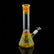 Color Art American Made Beaker Bong 12" with ice catcher in psychedelic colors.