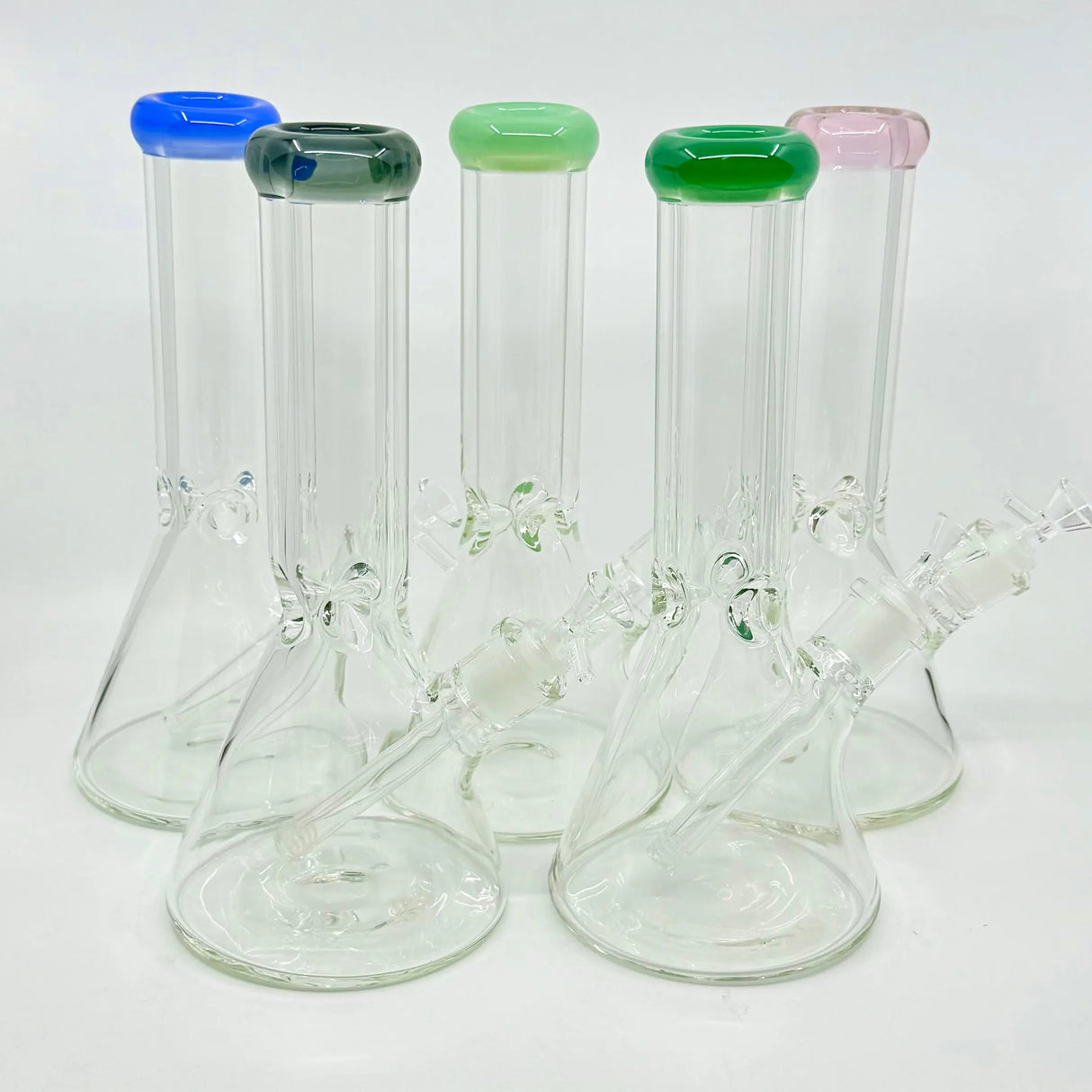 Color Mouth 12” Heavy Duty Ice Becker Bong - Ultimate Smoking Experience