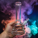 Color Mouth 12” Heavy Duty Ice Becker Bong - Ultimate Smoking Experience