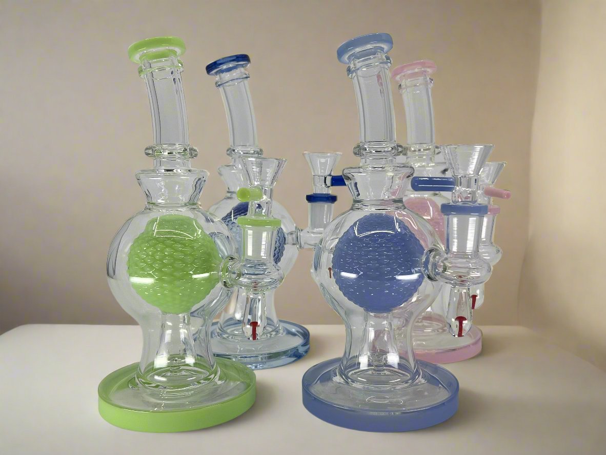 Colorful Glob Dab Rig with Suspension feeling, designed for smooth and precise dabbing experience.