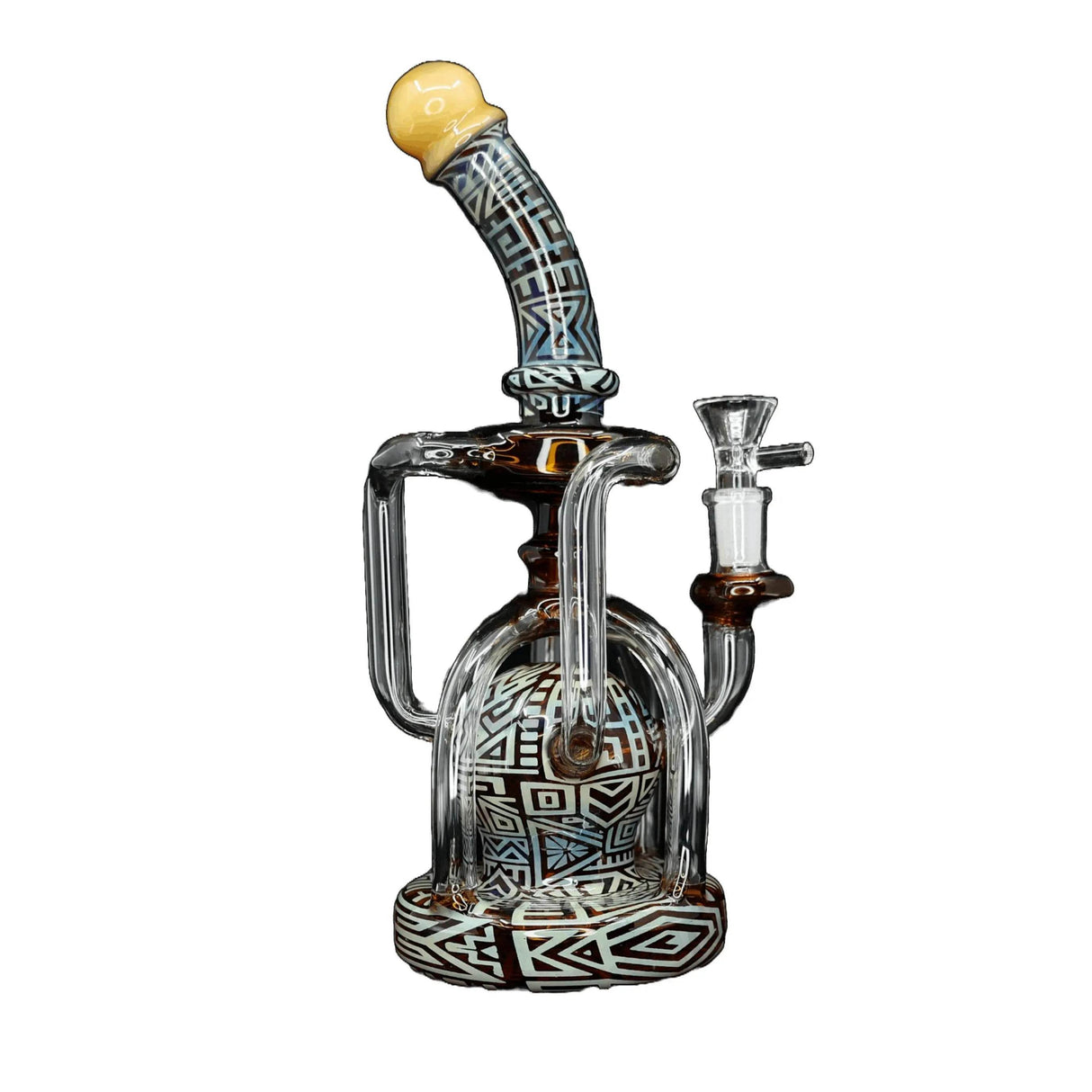 DAB RIG | Color ART Recycle Dab Rig - SmokeMEGA