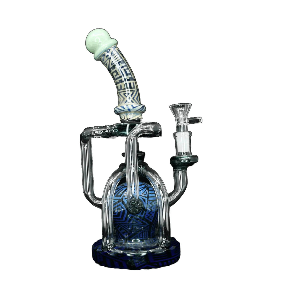 DAB RIG | Color ART Recycle Dab Rig - SmokeMEGA