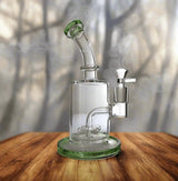 DAB RIG | Glass Bubbler with Showerhead Percolator Dab Rig 7"