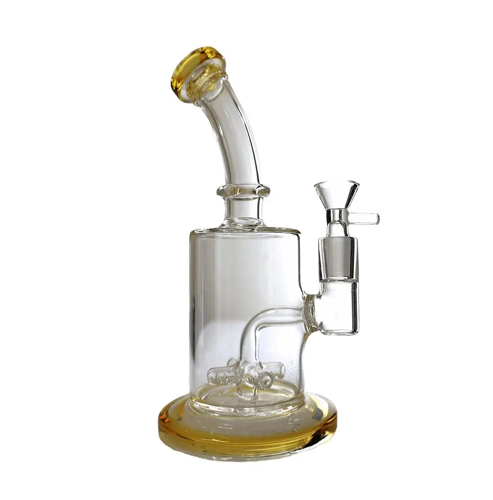 DAB RIG | Glass Bubbler with Showerhead Percolator Dab Rig 7"