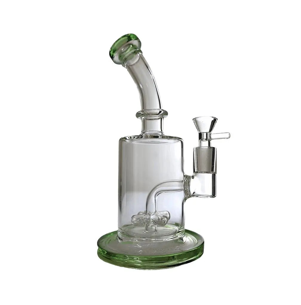 DAB RIG | Glass Bubbler with Showerhead Percolator Dab Rig 7"