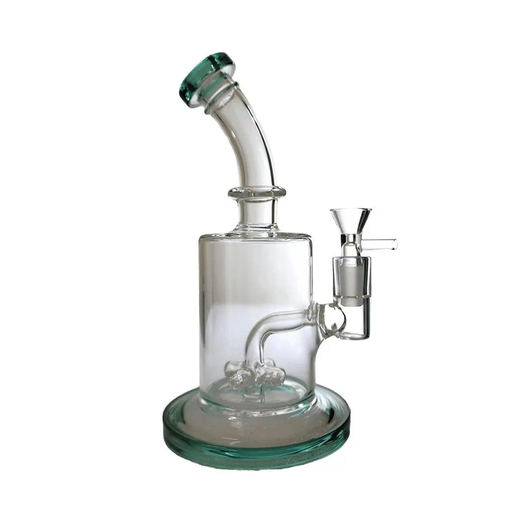 DAB RIG | Glass Bubbler with Showerhead Percolator Dab Rig 7"