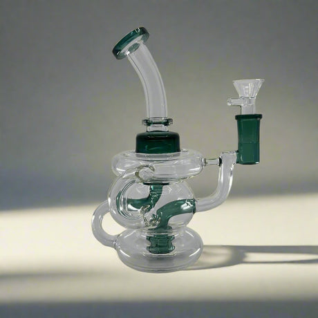 Innovative Recycle Dab Rig with unique recycling system for smooth hits.