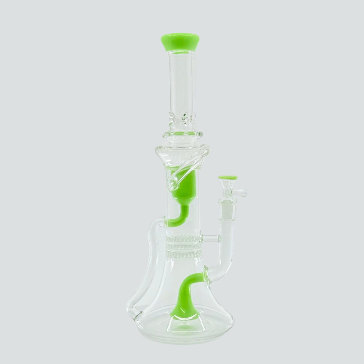 The new 12 inch recycle triples showerhead becker bong - SmokeMEGA