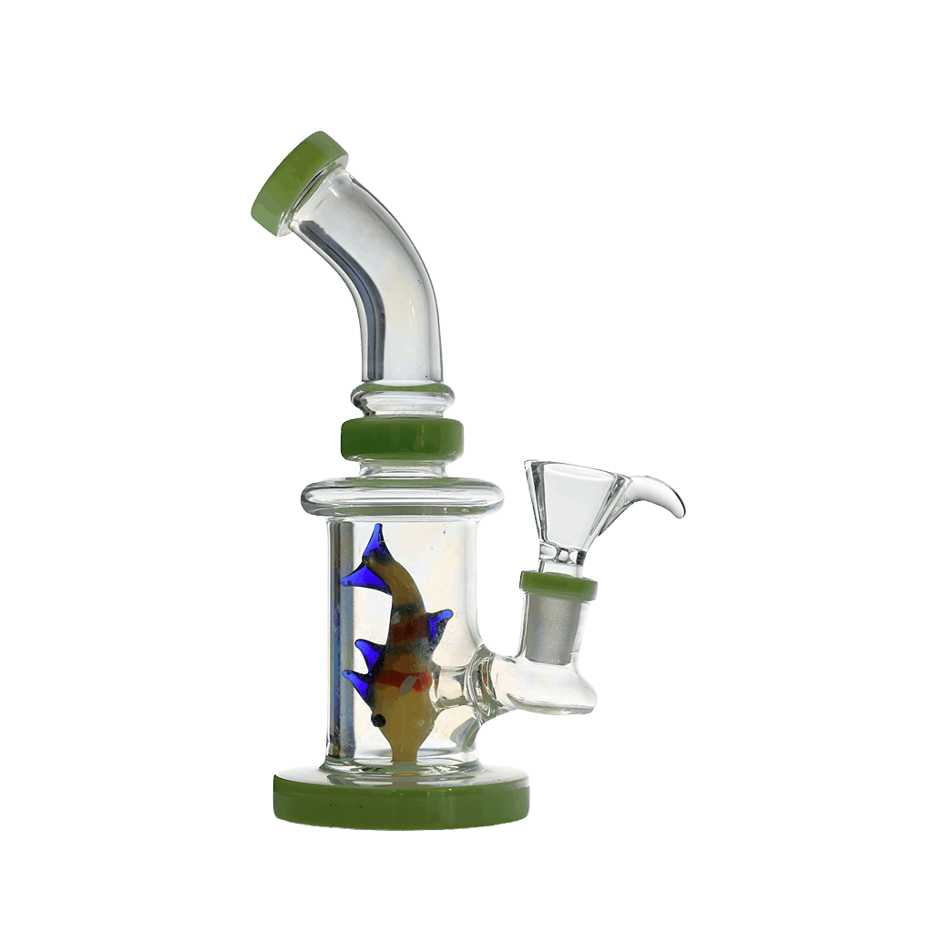 Dab Rig | 8" Fish Insert Bent Dab Rig