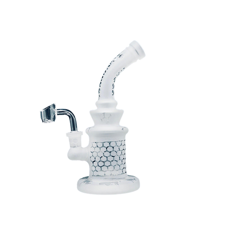Dab Rig | 8" Frosted White Dab Rig