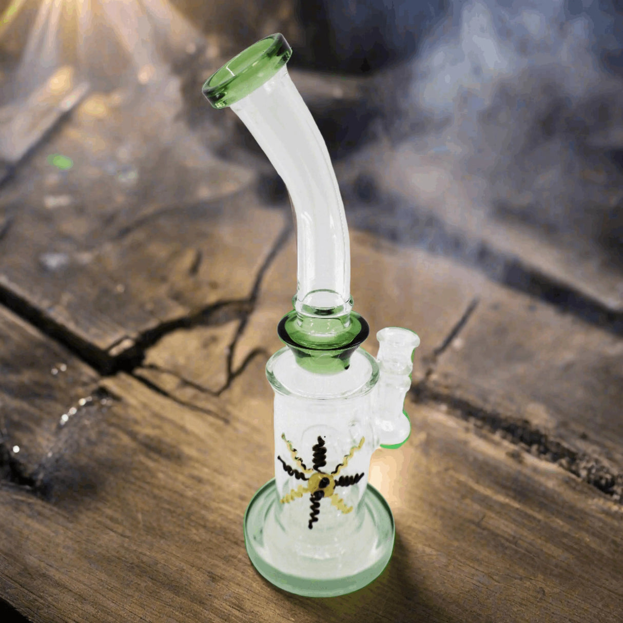 Dab Rig | 10Inch Sower Head with Glass ART Work