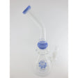 10" Bent Mouth Sea Mine Perc Dab Rig with borosilicate glass, ergonomic design, and sea mine perc.