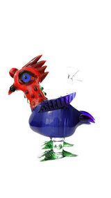 Dab Rig | 6" Red Chicken Glass Handmade Water Pipe