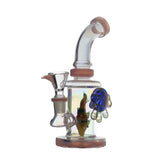 Dab Rig |  7" Metallic Fish Perc Bent