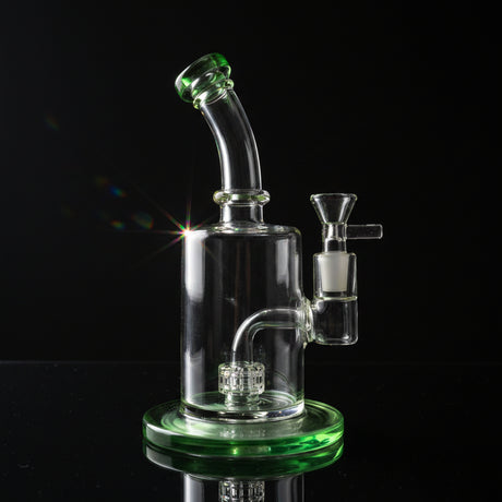 Dab Rig | 8 Inch Showerhead Bent Neck - SmokeMEGA