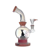 Dab Rig | 8" Bent Neck Macaroon Cat Perc