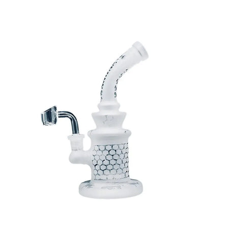 Dab Rig | 8" Frosted White Dab Rig