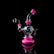 Dab Rig | Bent Neck Lollipop Ball Insert Perc Dab Rig 8.5"