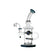 Dab Rig | Bent Neck Thick Crystal Glass Recycle Dab Rig 9"