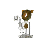 Dab Rig | Double Donut Shape Thick Glass Dab Rig 6.5"