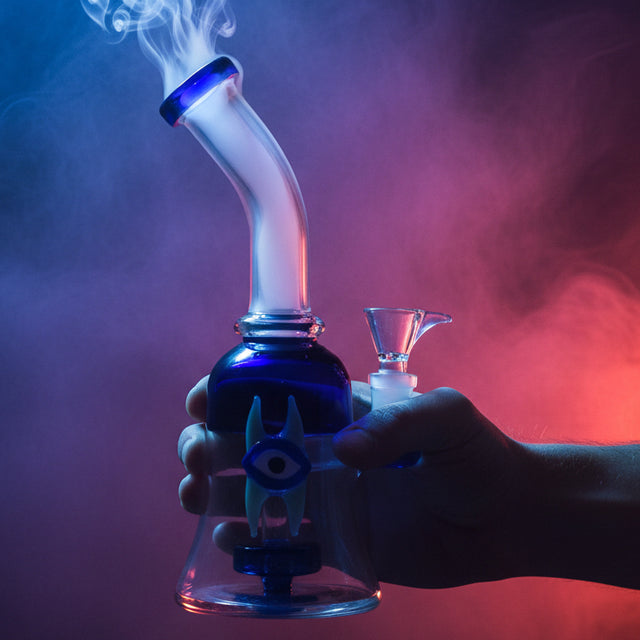 Dab Rig | Horned Eye Glass Dab Rig Bong 8.5"