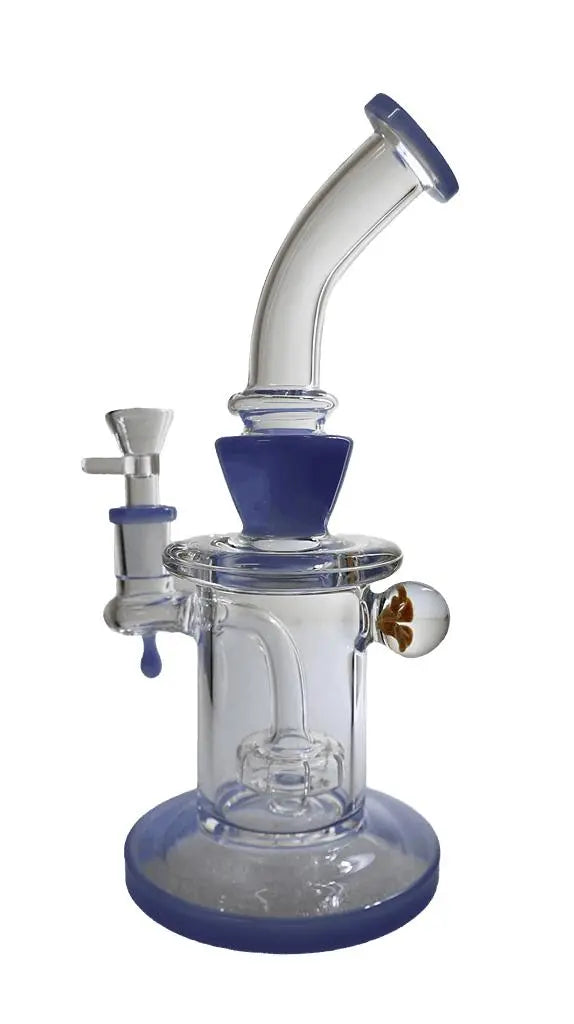 Dab Rig | Marble Thick Perc Water Pipe 9"