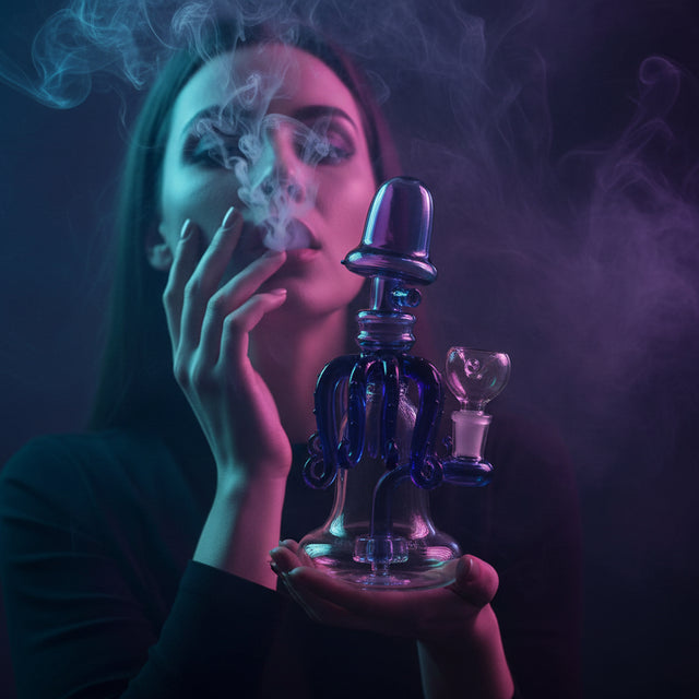 Dab Rig | Octopus Showerhead Perc 8"