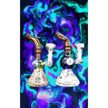 8" Color Art Locket Dab Rigs with vibrant handcrafted design.