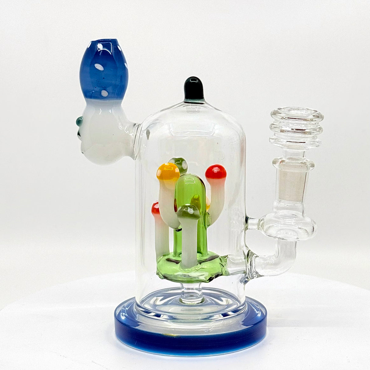 Dark Blue Mushroom Bloom Dab Rig