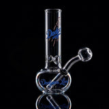 dodgers oil burner bubbler with a black background