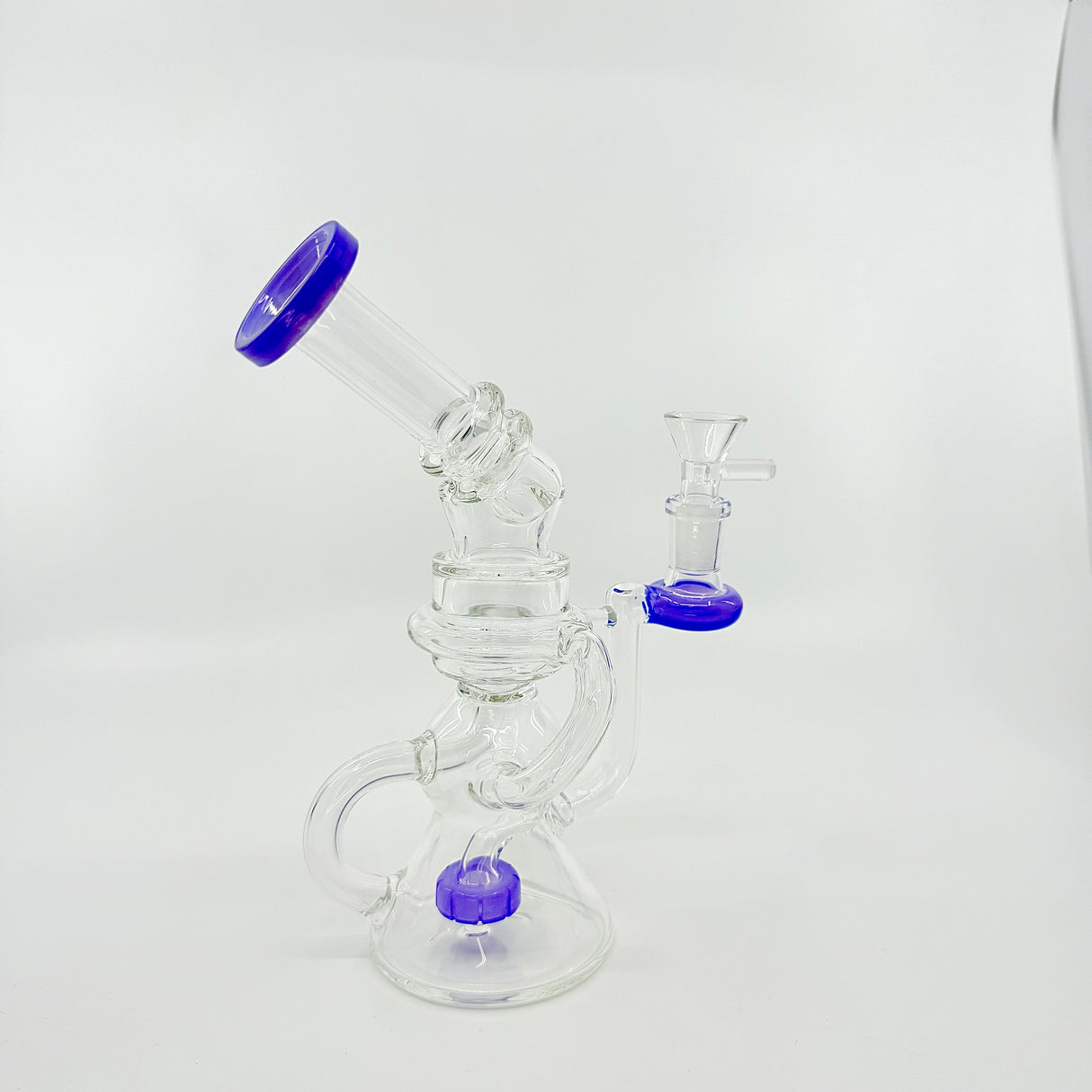 Glass art Dab Rig- Side carve style