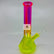 Electroplated Hexagon Base 10" Glass Bong - Vibrant Assorted Colors