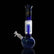 FUMED SPIRAL PERC BEAKER CHEEF GLASS WATER PIPE BONG 11 "