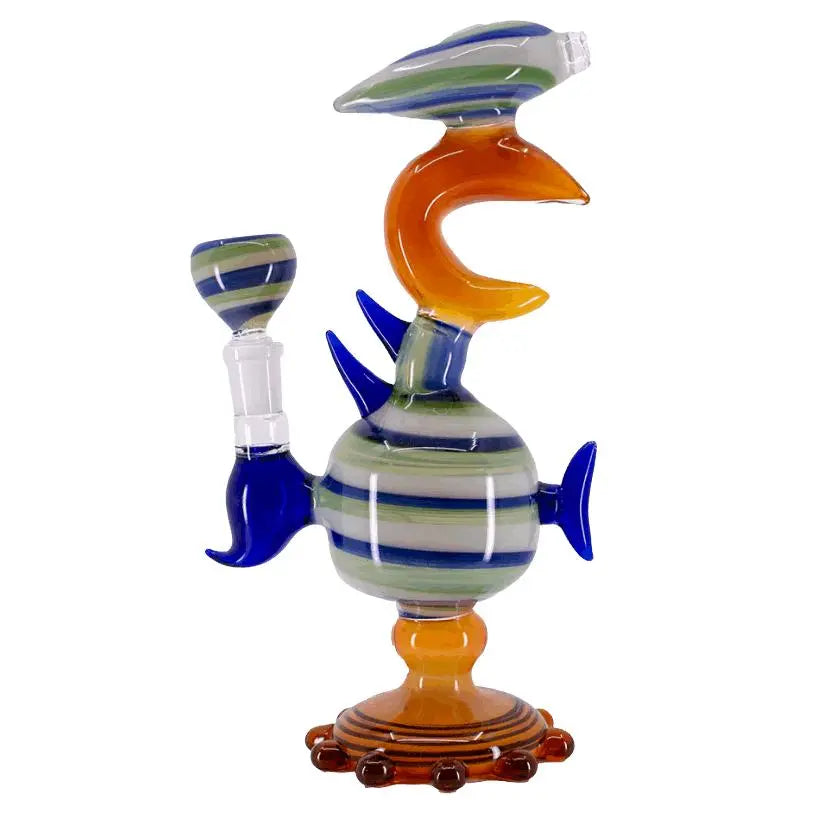 Fish Shape Glass Water Pipe