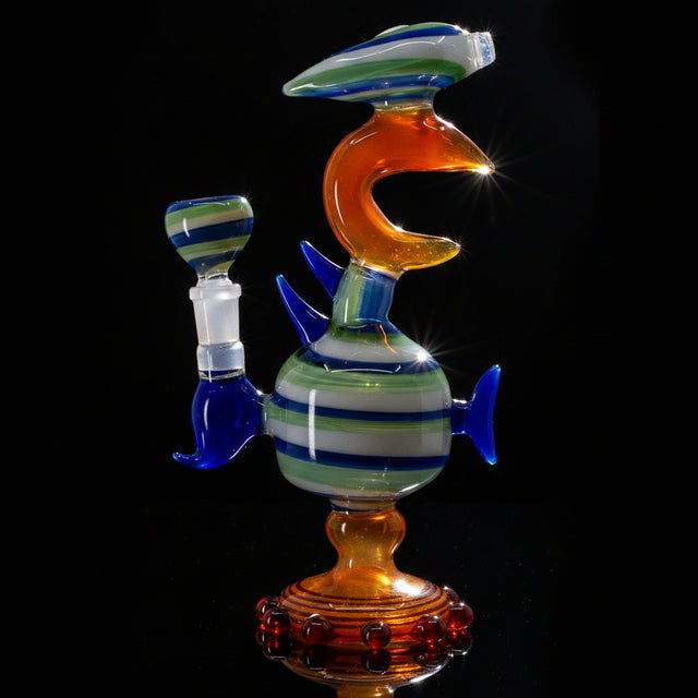 Fish Shape Glass Water Pipe - SmokeMEGA