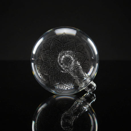 Flower Design Bong | 16 Inch Thick Z-Shaped Twisted Glass Bong - SmokeMEGA