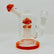 Fungi themed mushroom dab rig made of borosilicate glass, featuring vibrant design and innovative percolator for smooth hits.