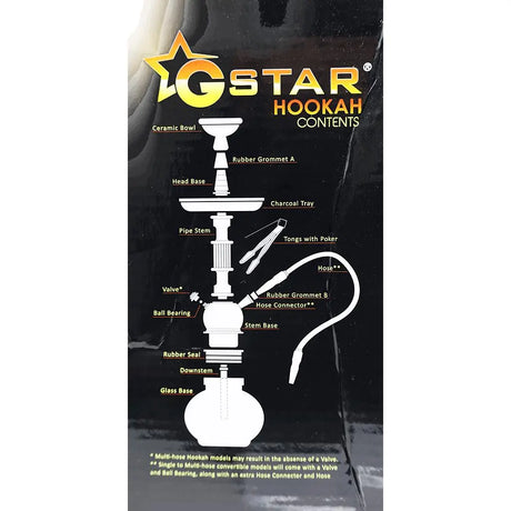 G-Star Single Hookah - SmokeMEGA