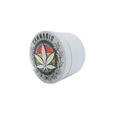 GRINDER | 4 Part Heavy Metal White Cannabis Grinder