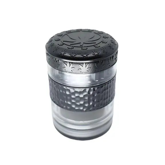 GRINDER | Leaf Designs 55mm 4 Part Heavy Metal Grinder