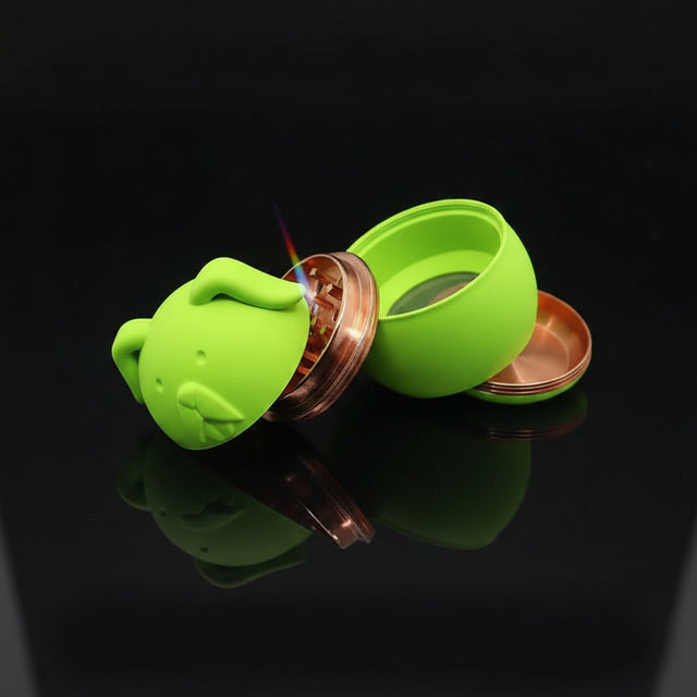 GRINDER| 4 Part Zinc Alloy Star War Yoda Metal Grinder - SmokeMEGA