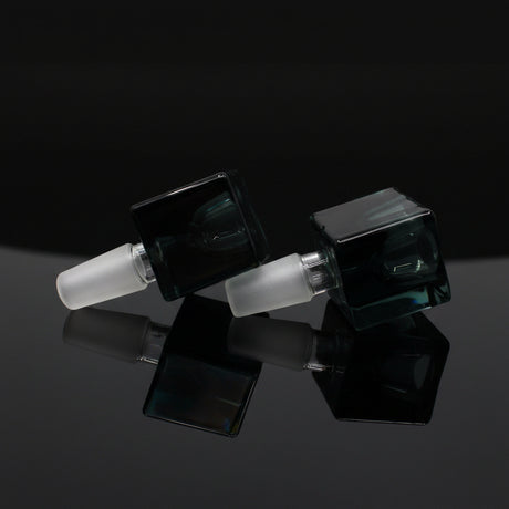 Glass Bowls - Male Ice Cube-shape Heavyweight Glass Bowls - SmokeMEGA