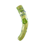 Glass Hand Pipe | Pickle Bent Art Handmade 4.5"