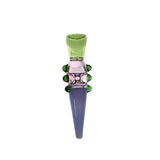 Glass Hand Pipe |  Multi Colored Dot Handmade 5.5"
