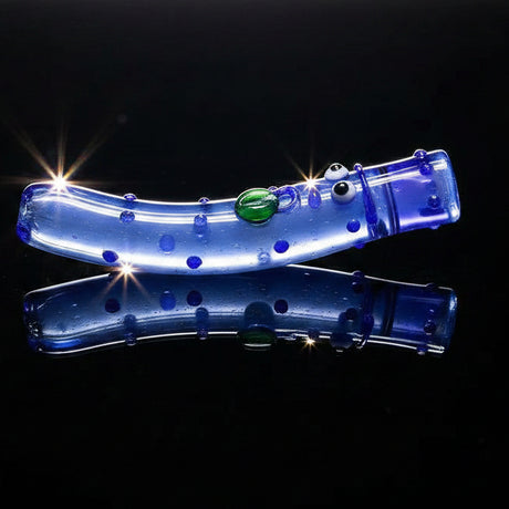 Glass Hand Pipe | Pickle Bent Art Handmade 4.5"