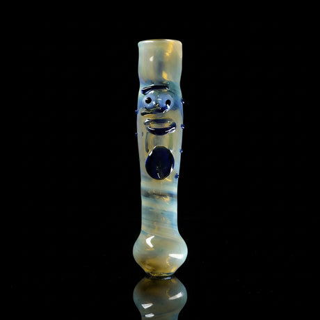 Glass Hand Pipe | R N M Face Handmade 4"