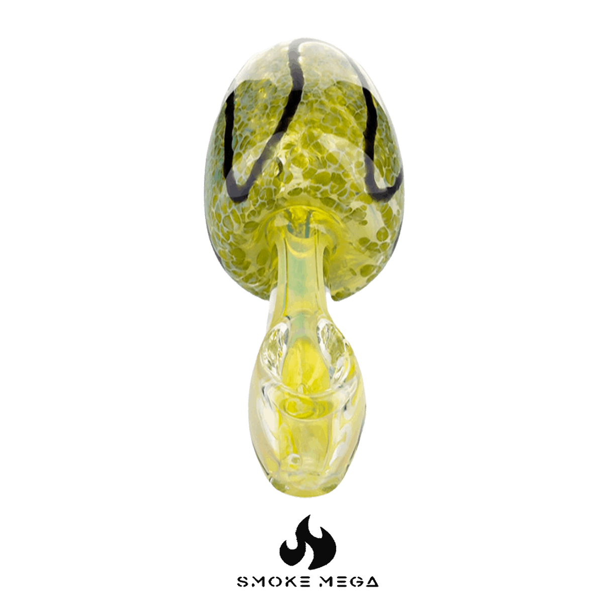 Glass Hand Pipes | Golden Mushroom 5"