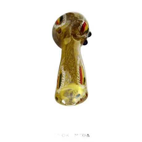 Glass Hand Pipes | Golden Rasta Boro 5"